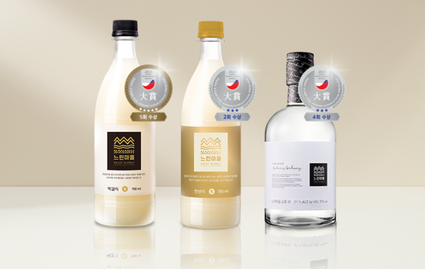 배상면주가 느린마을 오리지널 느린마을막걸리 한번더 느린마을 소주21 제품 이미지 사진배상면주가