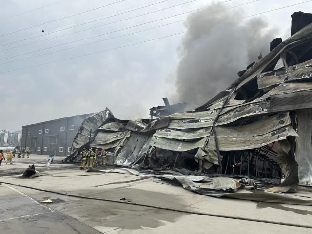 포천 소흘읍 창고 화재 사진경기도 북부소방재난본부