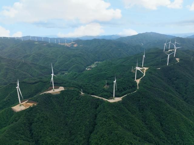 영양제2 풍력발전단지 전경 사진GS ER