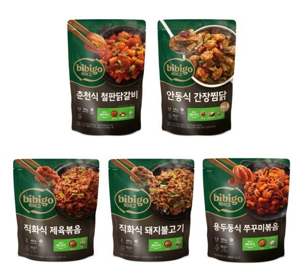 비비고 메인요리 제품 5종 이미지 사진CJ제일제당