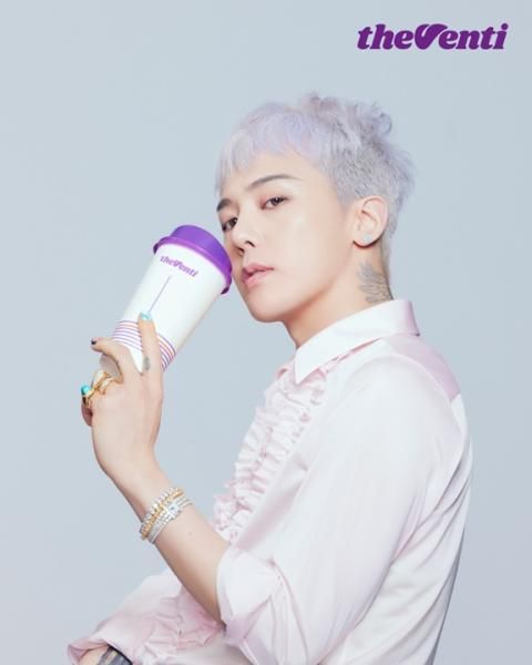 더벤티 모델에 가수 지드래곤G-DRAGON 사진더벤티
