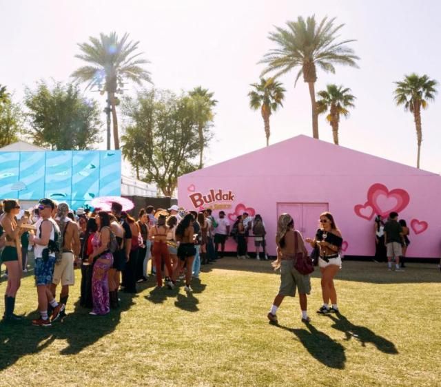 삼양식품 불닭 코첼라 부스 전경 사진삼양식품