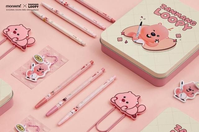 모나미X잔망루피 협업 제품 사진모나미