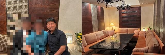 더불어민주당이 19일 서울 여의도 당사에서 윤석열 전 대통령의 내란 혐의 사건 재판장인 지귀연 서울중앙지법 부장판사가 유흥업소에서 접대받았다라는 의혹을 제기하며 관련 사진을 공개했다 사진연합뉴스