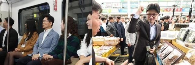 김문수 한동훈 지역 순회 사진연합뉴스