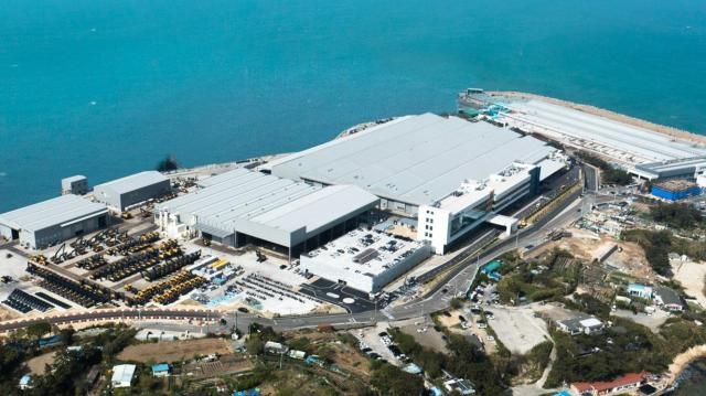 HD현대건설기계 울산캠퍼스 전경 사진HD현대건설기계