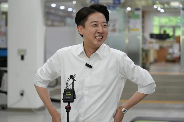 지난 20일 이준석 개혁신당 후보가 전남대학교를 방문했다 사진개혁신당 공보국 제공