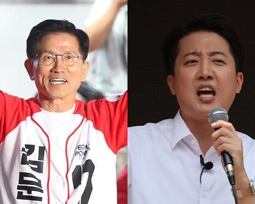 김문수왼쪽 이준석 사진연합뉴스