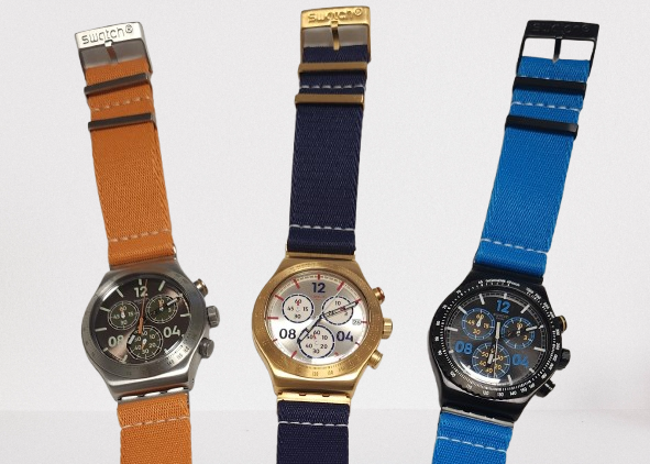 스와치 크로노 라인 사진조현미 기자