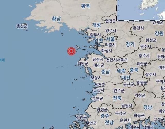 충남 태안 해역에서 지진이 발생했다 사진기상청