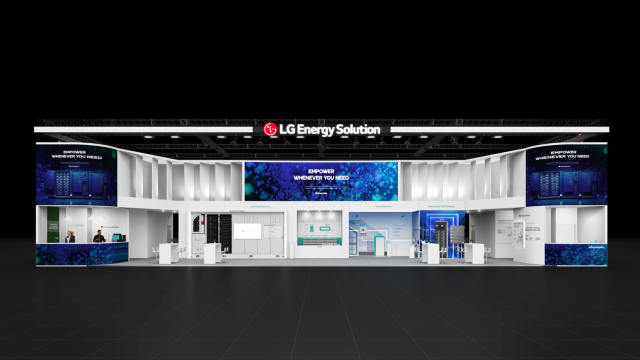 LG에너지솔루션 2025 인터배터리 유럽 부스 조감도 사진LG에너지솔루션