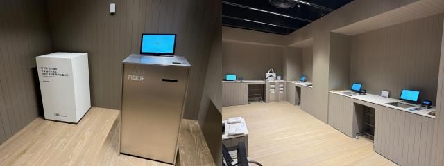 슈즈백존왼과 어시스티드Assisted 셀프 체크아웃 존오 사진박자연 기자