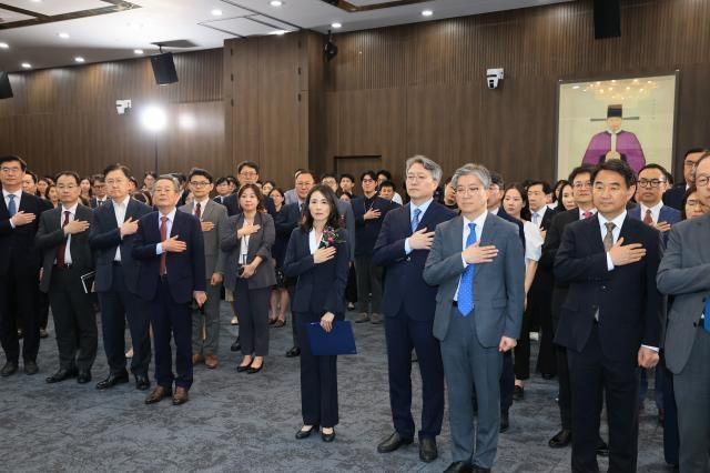 11일 서울 종로구 외교부 청사에서 김진아 외교부 2차관 취임식이 열리고 있다 사진연합뉴스