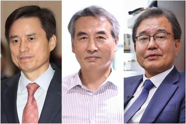 내란 특검 조은석 전 서울고검장 김건희 특검 민중기 전 서울중앙지법원장가운데 순직 해병 특검 이명현 전 국방부 검찰단 고등검찰부장 사진연합뉴스