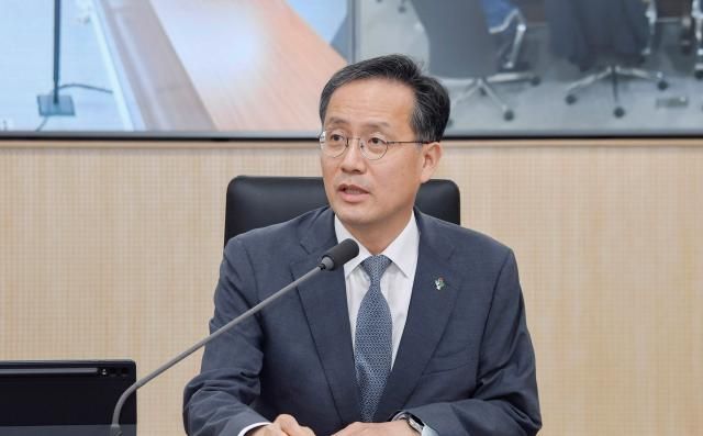 이형일 기획재정부 1차관이 16일 정부세종청사에서 열린 확대간부회의에서 발언하고 있다 사진기획재정부