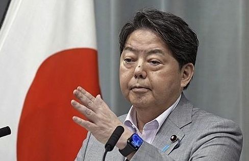 하야시 요시마사 관방장관 사진교도AP·연합뉴스