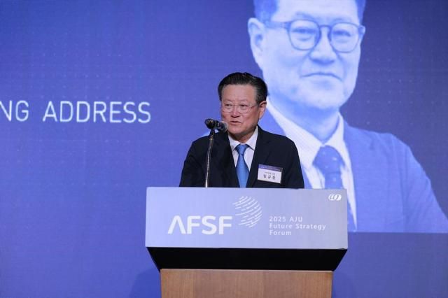 임규진 아주경제 사장이 18일 서울 영등포구 FKI타워에서 열린 2025 아주미래전략포럼AFSF에서 개회사를 하고 있다 20250618사진유대길 기자 dbeorlf123ajunewscom
