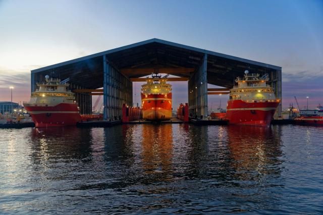 에디슨 슈에스트 오프쇼어 미국 조선소 전경 사진HD현대