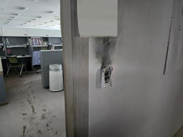 부천의 한 학원에서 불이 났다 사진부천소방서