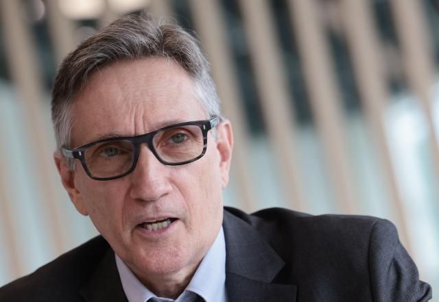 해리 트루먼 전 미국 대통령의 외손자인 클립튼 트루먼 대니얼 작가가 서울 용산구 전쟁기념관에서 연합뉴스와 인터뷰를 하고 있다 사진연합뉴스