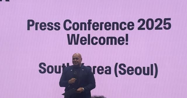 라이프 린트너 IFA 최고경영자CEO가 26일 서울 코엑스에서 기자간담회를 열고 올해 IFA 트렌드에 대해 소개하고 있다 사진이효정 기자