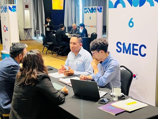 산업통상자원부와 KOTRA는 지난 23일부터 나흘간 멕시코 최대 제조업 도시인 케레타로와 몬테레이에서 2025 멕시코 공작기계 비즈니스 플라자를 개최하고 있다 사진코트라