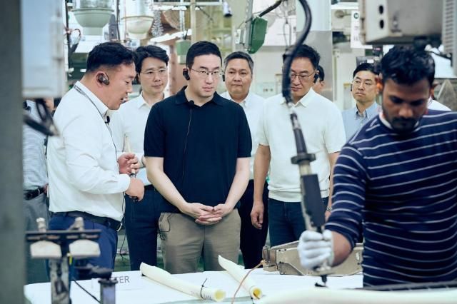 구광모 LG그룹 회장의 현장 경영 모습 사진LG