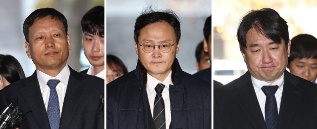 구영배 큐텐 그룹 대표왼쪽부터 류광진 티몬 대표 류화현 위메프 대표 사진연합뉴스