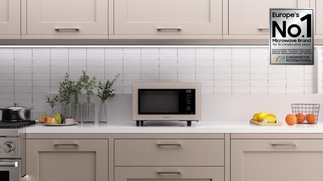 10년 연속 유럽 전자레인지 시장 점유율 1위를 기록한 삼성전자 전자레인지 제품 모습 사진삼성전자