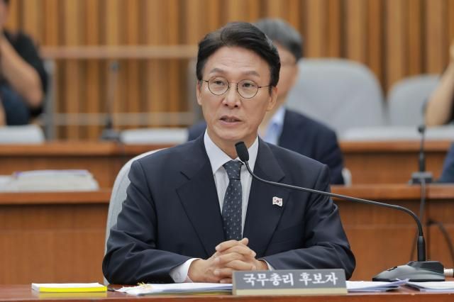 김민석 국무총리 후보자가 지난 24일 오전 서울 여의도 국회에서 열린 인사청문회에서 의원질의에 답변하고 있다 사진유대길 기자 dbeorlf123ajunewscom