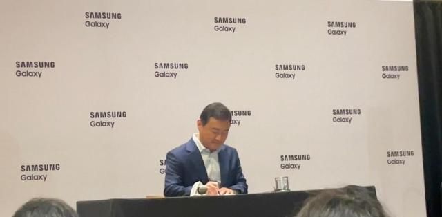 삼성전자의 모바일경험MX 사업부문을 이끄는 노태문 사장 사진이효정 기자