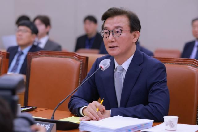 전재수 해양수산부 장관 후보자가 14일 서울 여의도 국회 농림축산식품해양수산위원회에서 열린 인사청문회에서 발언하고 있다 2025714사진유대길 기자 dbeorlf123ajunewscom