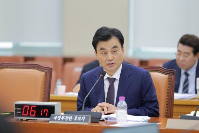 안규백 국방부 장관 후보자가 15일 서울 여의도 국회 국방위원회에서 열린 인사청문회에서 의원 질의에 답변하고 있다 20250715사진유대길 기자 dbeorlf123ajunewscom