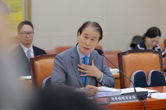 권오을 국가보훈부 장관 후보자가 15일 서울 여의도 국회 정무위원회에서 열린 인사청문회에서 위원 질의에 답하고 있다 20250715 사진유대길 기자 dbeorlf123ajunewscom