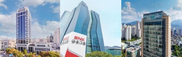 왼쪽부터 JB금융 BNK금융 iM금융그룹 사진각사