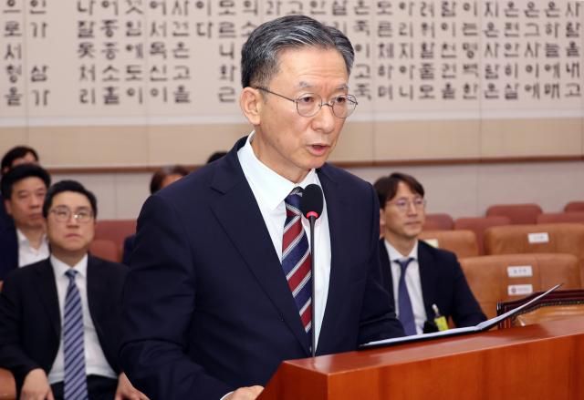 정성호 법무부 장관 후보자가 16일 국회 법제사법위원회에서 열린 인사청문회에서 발언하고 있다 사진연합뉴스