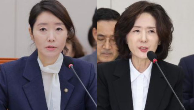 강선우왼쪽보건복지부 장관 후보자 이진숙오른쪽 부총리 겸 교육부장관 후보자사진연합뉴스