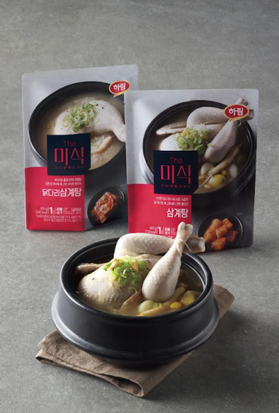 하림이 최근 출시한 더미식 닭다리 삼계탕 제품 이미지 사진하림