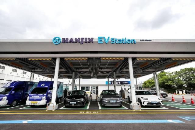 한진 김포 전기차 충전소