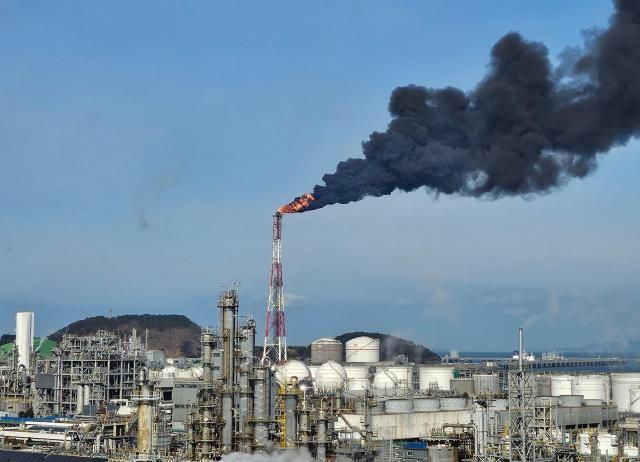 대산산단에 위치한 석유화학 설비 전경 사진연합뉴스