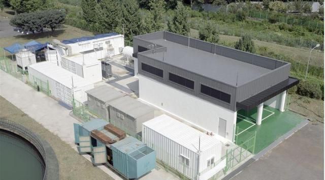 성남정수장 그린수소 생산 시설 사진환경부