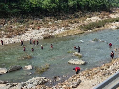 가평 수중수색 사진경기도북부소방재난본부