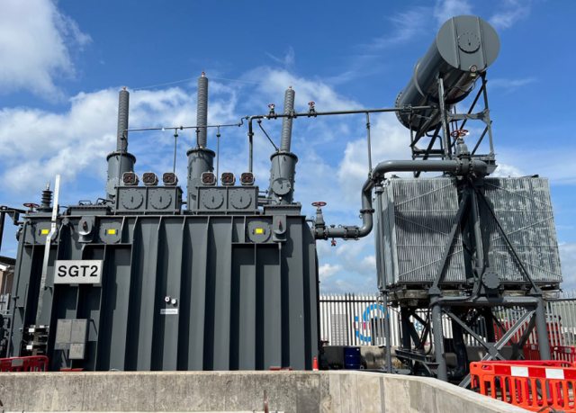 효성중공업이 지난 2023년 스코틀랜드에 공급한 초고압변압기 사진효성중공업 
