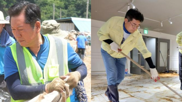 왼쪽부터 정청래 민주당 당대표 후보 박찬대 후보 사진연합뉴스