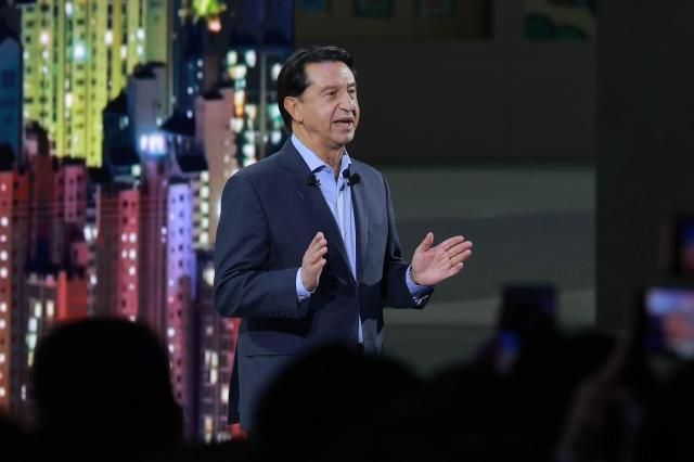 호세 무뇨스 현대자동차 사장이 3일 오전 경기도 고양시 킨텍스에서 열린 2025 서울 모빌리티쇼 미디어데이 행사에서 인사말을 하고 있다 20250403사진유대길 기자 dbeorlf123ajunewscom