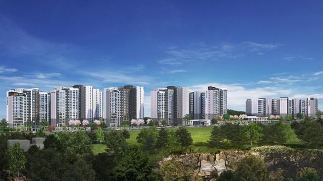 위파크 제주 1단지 투시도 사진호반건설