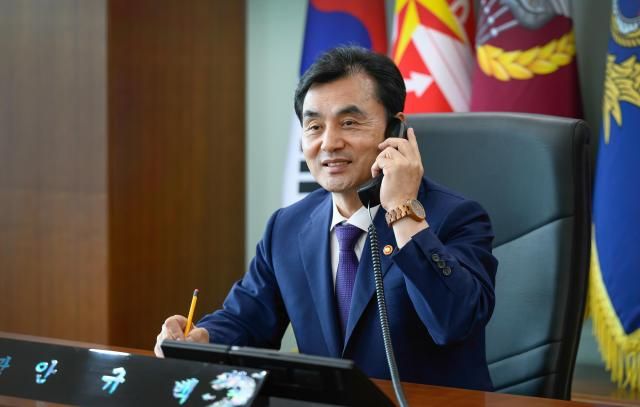 안규백 국방부 장관 사진국방부