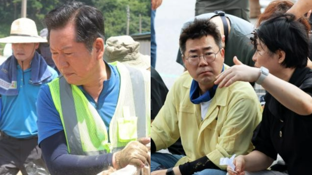 왼쪽부터 정청래 후보 박찬대 후보 사진연합뉴스