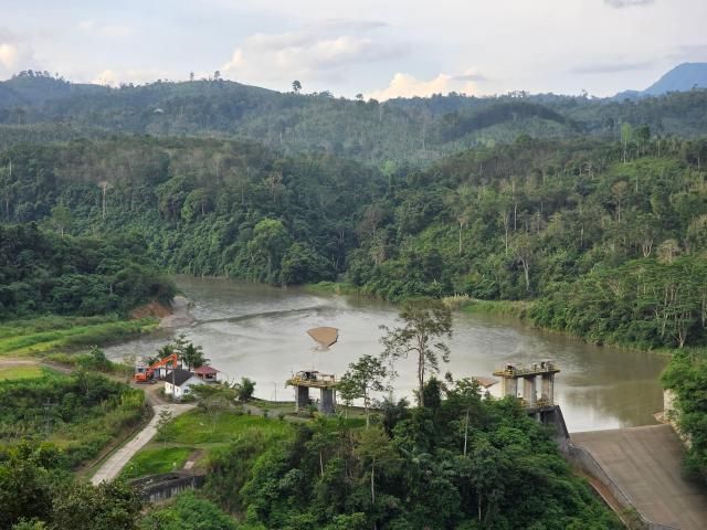 땅가무스 수력발전소 전경 사진김유진 기자