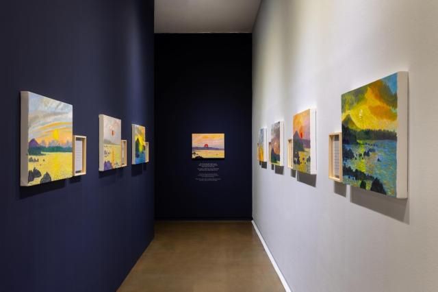 삼화페인트공업이 후원한 성북구립미술관 허윤희 영원은 순간 속에 전시 내부 사진삼화페인트